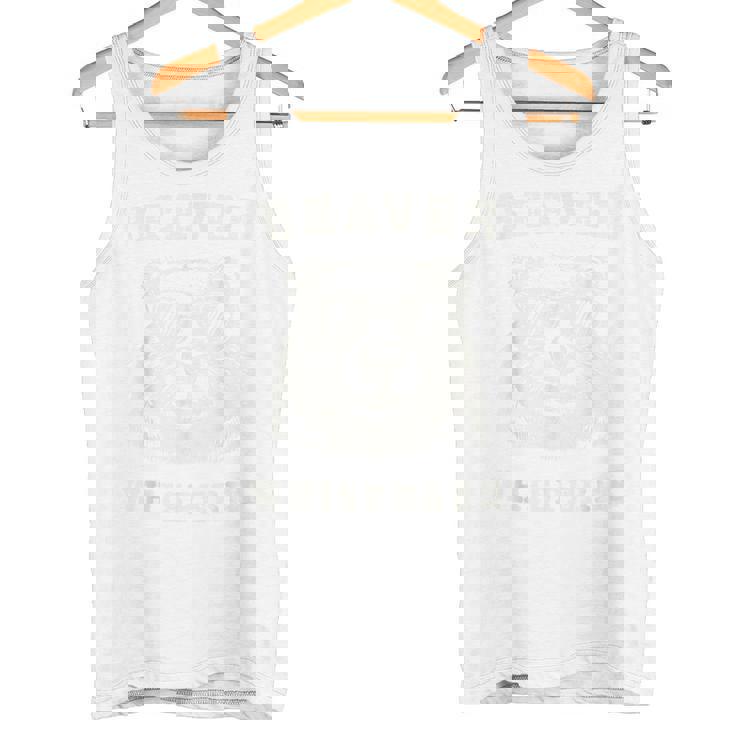 Beaver Whispererpirit アニマル ファニー ラブ ビーバー キャンプ タンクトップ