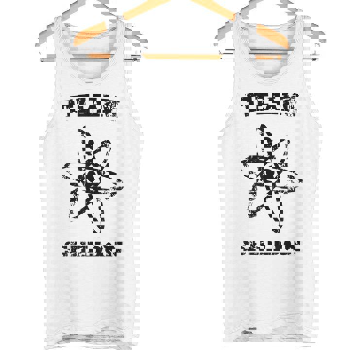 Big Bang Theory ロゴ チーム シェルドン アトム ライト タンクトップ