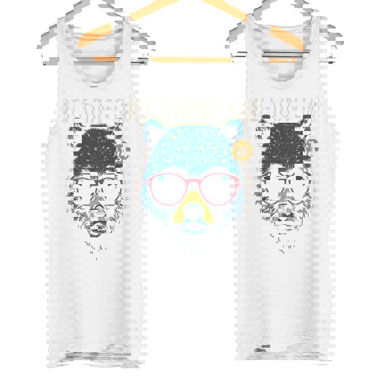 Bigtone Gapirginia Cool Bear サングラスデザイン 長袖tシャツ タンクトップ