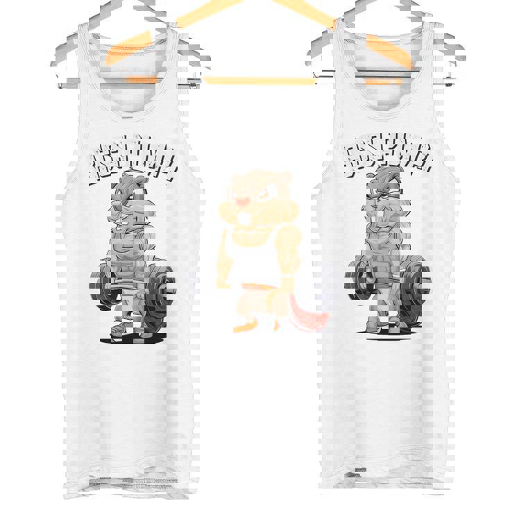 Bissi Pumpi Gym Fitness Meme Bobr Bissi Pumpi Bober タンクトップ