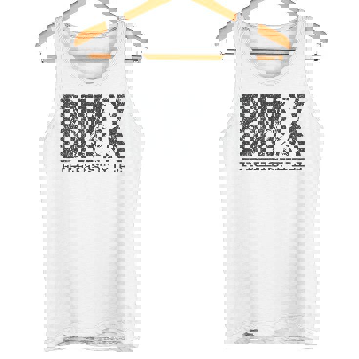 Bmxビンテージバイクファンの贈り物少年少女自転車bmx タンクトップ