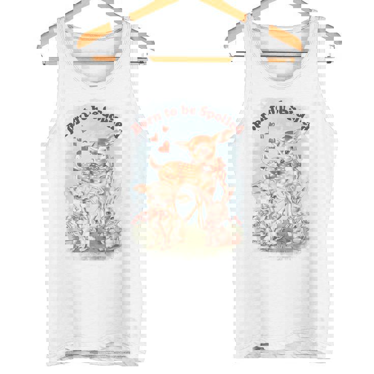 Born To Bepoiled Cute Animal Illustration 長袖tシャツ タンクトップ