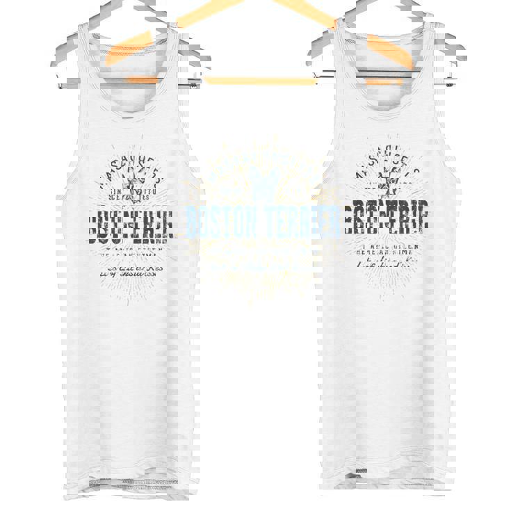 Boston Terrierギフトヴィンテージボストン・テリア タンクトップ