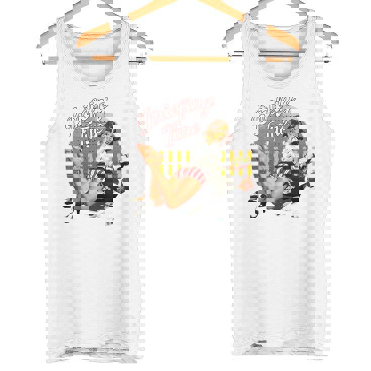 Briefing Time クラシックなボンバーノーズアートスタイル 長袖tシャツ タンクトップ