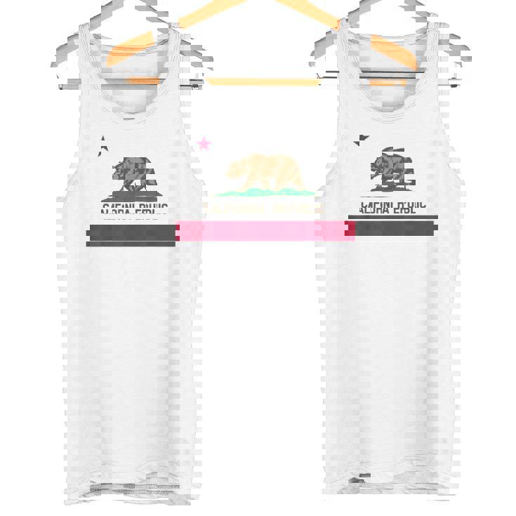 California Republic ノベルティ カリフォルニアベア カリフォルニアフラッグ タンクトップ