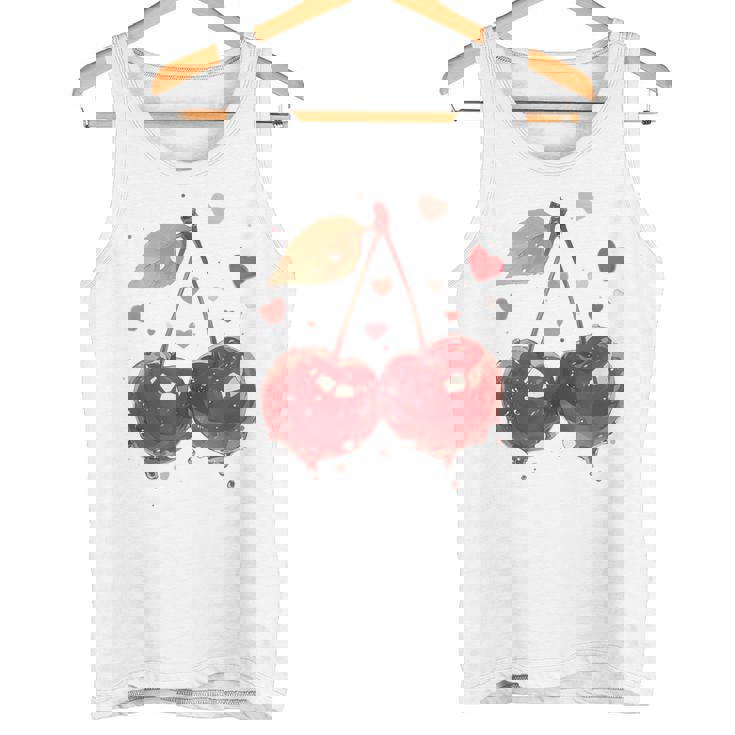 Cerezas Coquette Chica Aesthetic Camiseta sin mangas