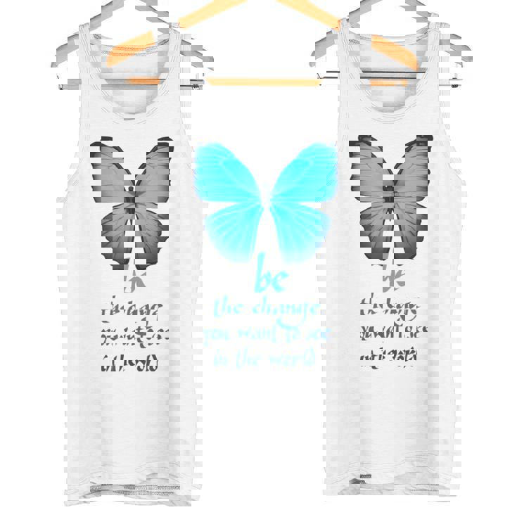 Be The Change 蝶 タンクトップ