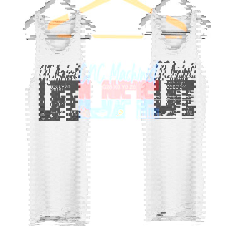 Cnc マシニスト ライフ Cnc マシニスト オペレーター Cnc プログラマー タンクトップ