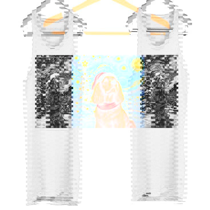 Cockerpanieltarry Night Christmasan Gogh Doganta Hat 長袖tシャツ タンクトップ