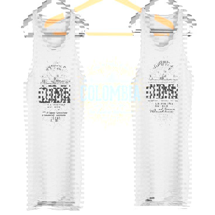 Colombia レトロなスタイルのヴィンテージコロンビア タンクトップ