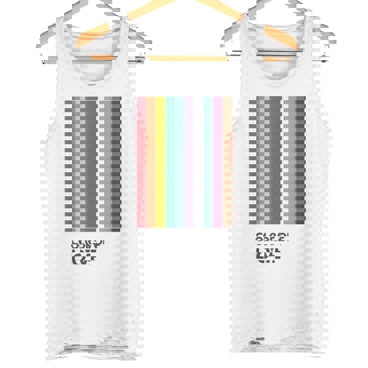 Colors Of Love Lgbt Flag Pride Month トランスジェンダー レインボーtシャツ タンクトップ