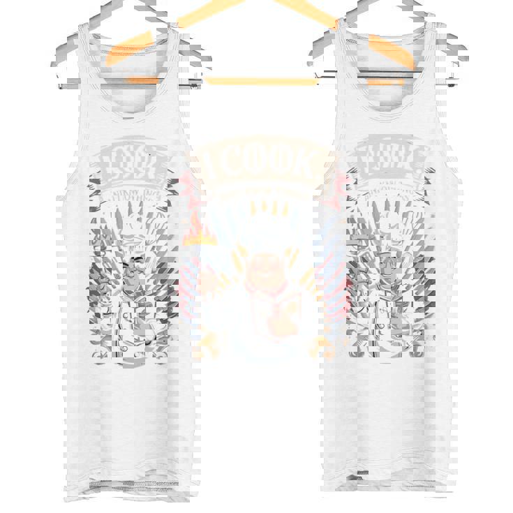 I Cook And I Know Things シェフクックヘルパー 長袖tシャツ タンクトップ