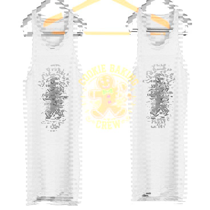 Cookie Baking Crew ジンジャーブレッドマン おもしろクリスマスベーキング 長袖tシャツ タンクトップ