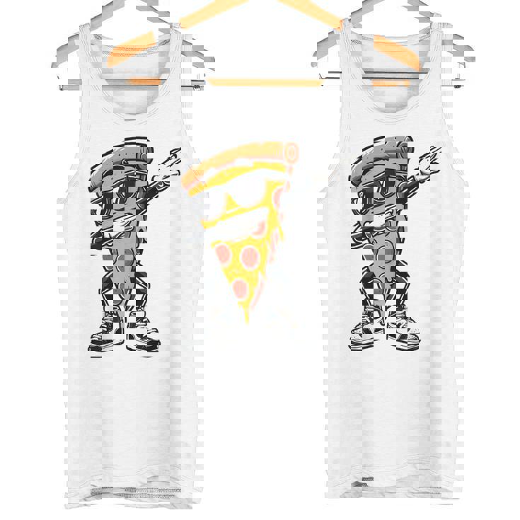 Dabbing Pizza スライス ダンス ピザ 幼児 男の子 ダンス 食通 タンクトップ