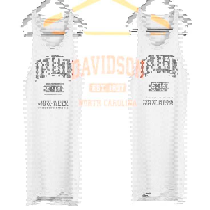 Davidson ノースカロライナ Nc ビンテージ アスレチック スポーツデザイン タンクトップ