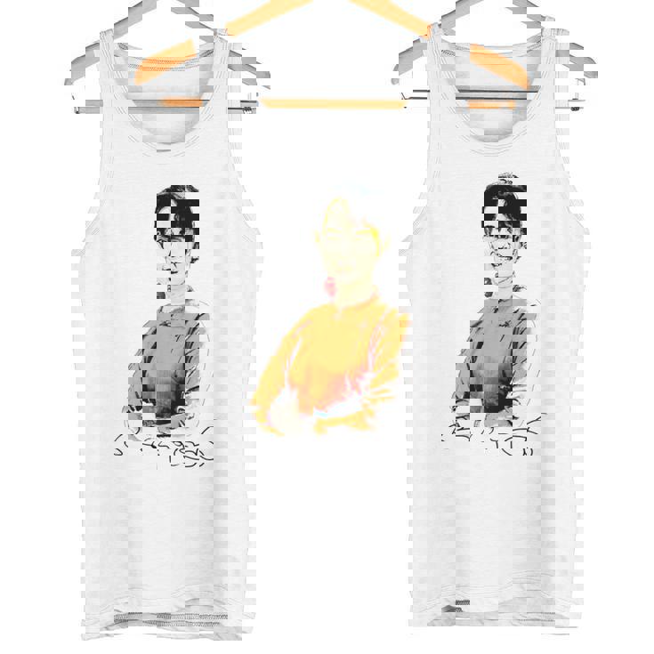 Daw Aunganuu Kyi-Signature 長袖tシャツ タンクトップ