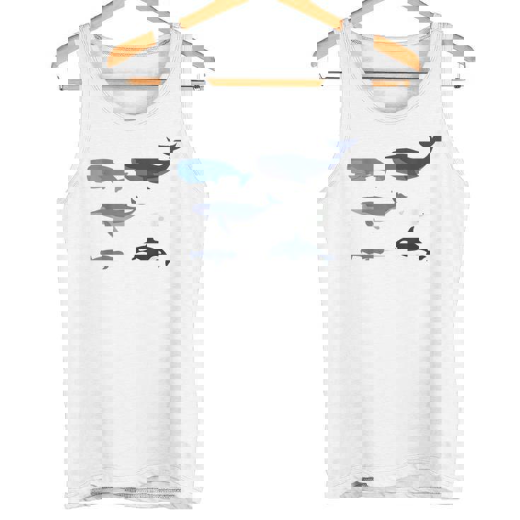 De Ballena Para Los Amantes De Las Ballenas Azul Beluga Orca Y Más Camiseta sin mangas