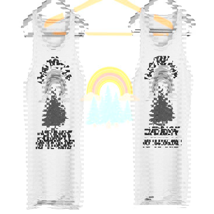 Destroy The Patriarchy Not The Planet フェミニスト フェミニズム タンクトップ