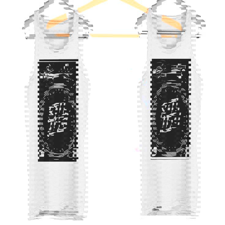 Dj ターンテーブル バトルレコードプレーヤー ディスク ジョッキー ミュージックディスコ タンクトップ