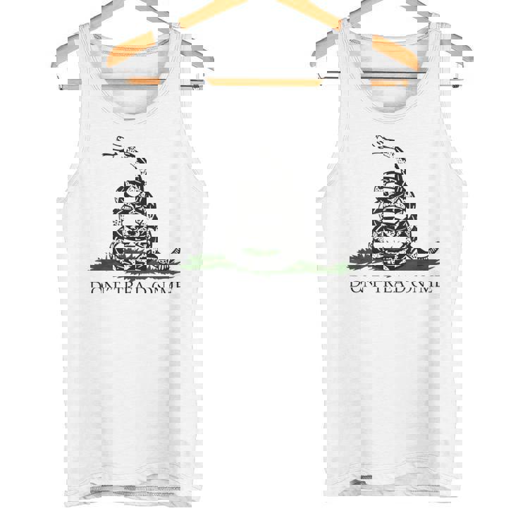 Don't' Tread On Me シャツ メンズ ガズデンフラッグ ブラック スネーク タンクトップ