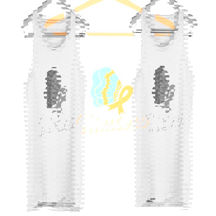 Early Detection Matters Ribbon Appendix Cancer Awareness 長袖tシャツ タンクトップ