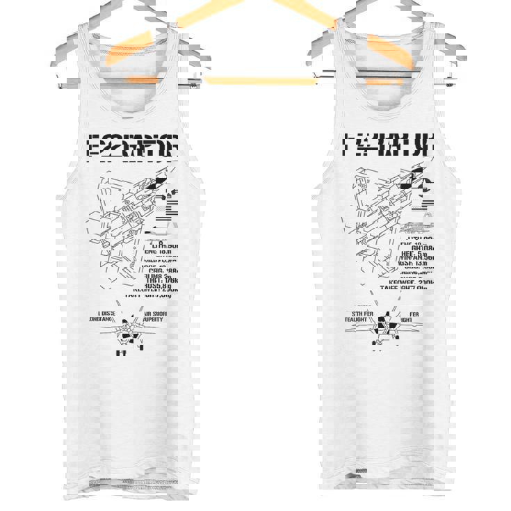 F22 ラプター戦闘機 ジェット仕様 軍用飛行機 F22 ラプター タンクトップ