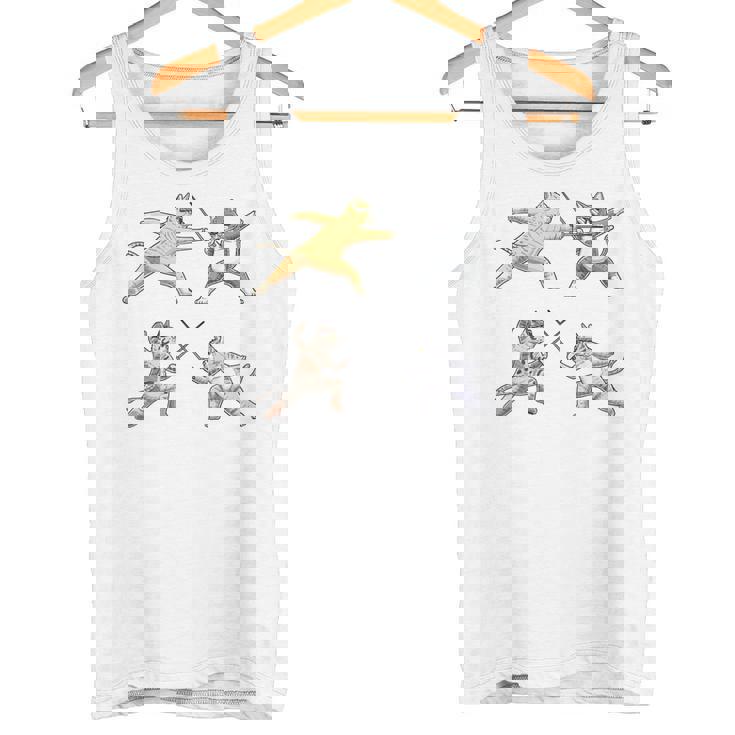 Fencer 猫 エペフェンシング付き タンクトップ