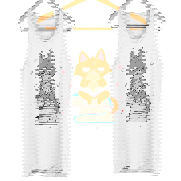 Cat & Amp Amp Book Lover シャツ 猫と本の愛好家 タンクトップ