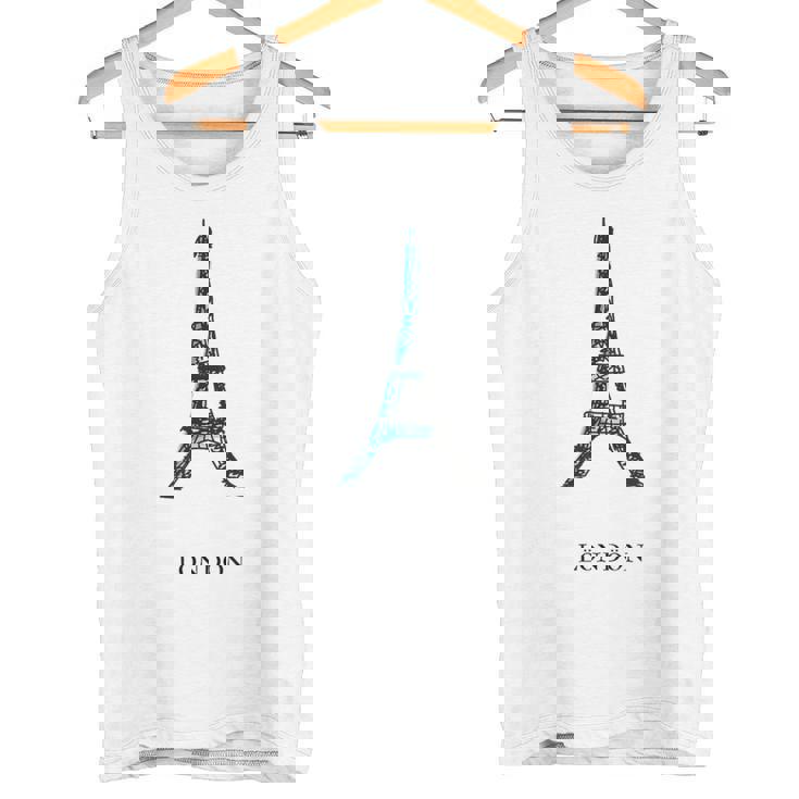 Europe ロンドン ブリテン エッフェル塔 パリ フランス タンクトップ