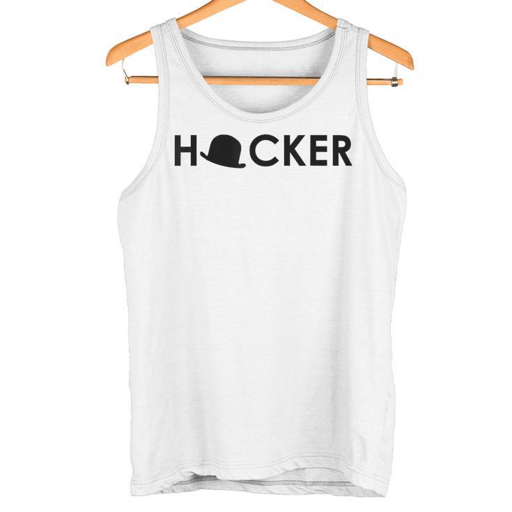 Hacker De Piratería De Hat Camiseta sin mangas