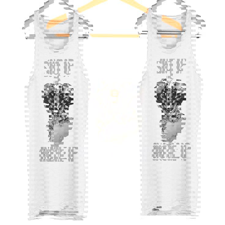 Hd-Twin シャットアップまたはナックルアップ ナックルヘッド レトロ バイカーギア タンクトップ