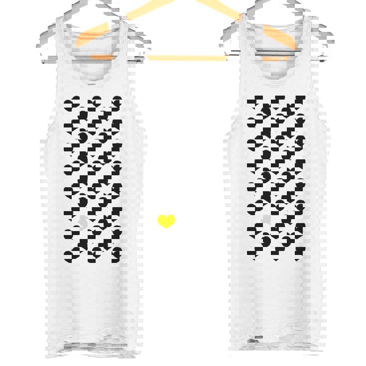 Heart Yellow 長袖tシャツ タンクトップ