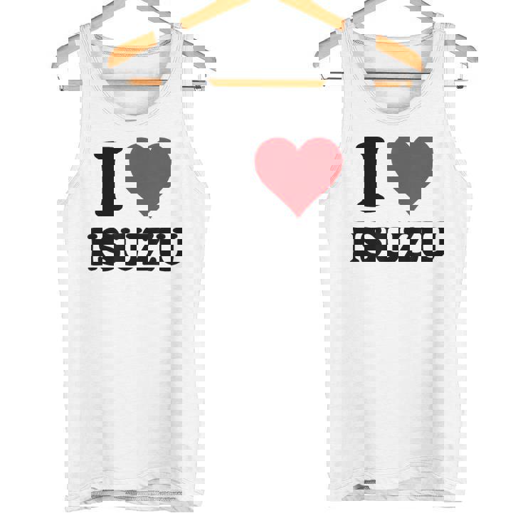 I Heart いすゞ ファーストネーム I Love パーソナライズ タンクトップ