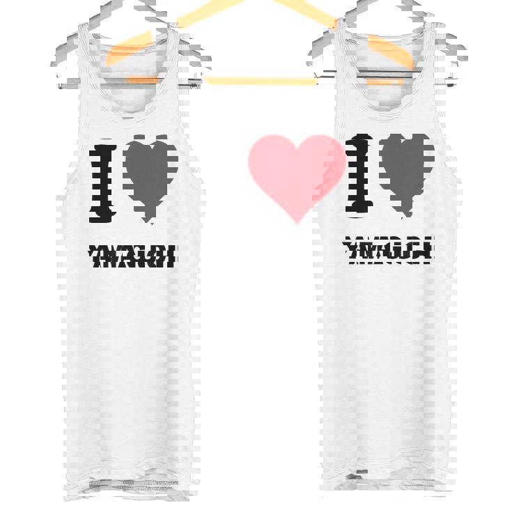 I Heart 山口 Japan Love 日本土産 タンクトップ