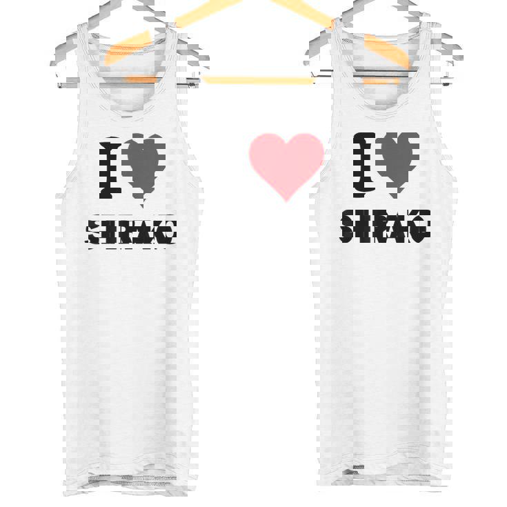 I Heart 白子ジャパンラブ 日本のお土産品 タンクトップ