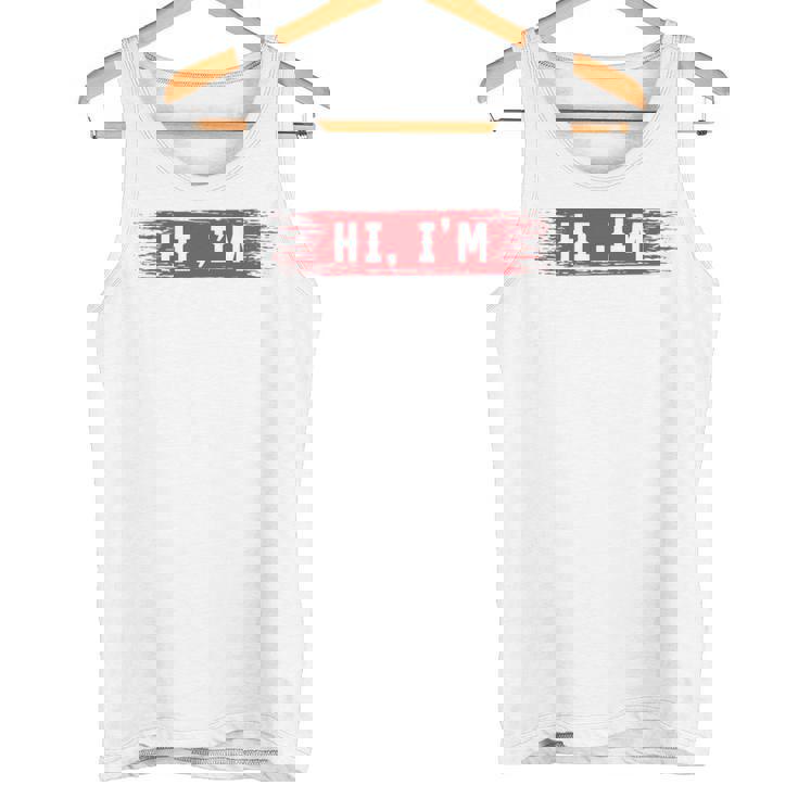 Hi I'm Tommy 名前 Tommy 長袖tシャツ タンクトップ