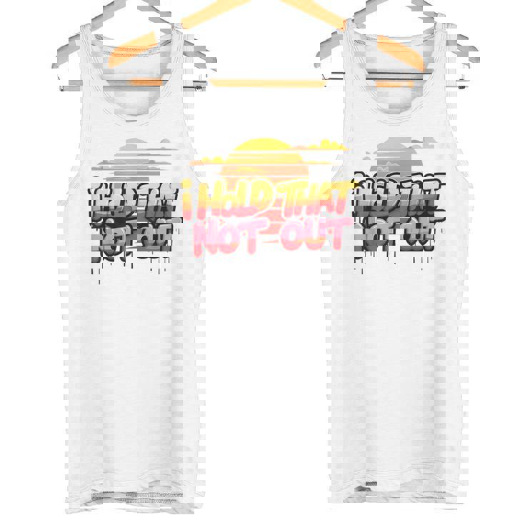 I Hold That Not Out Denglishaying タンクトップ