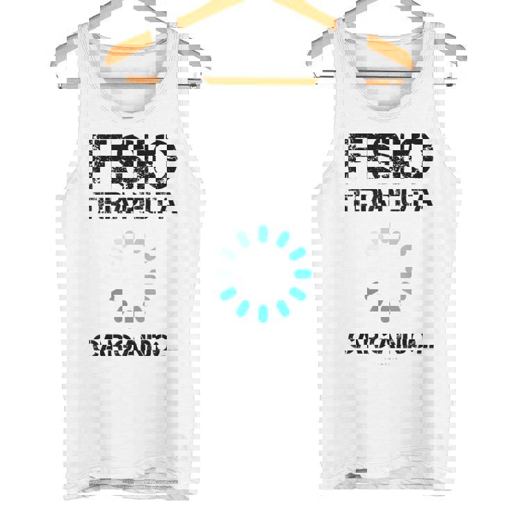 Hombre Fisio Terapeuta Cargando Regalo Hombre Manga Corta Camiseta sin mangas