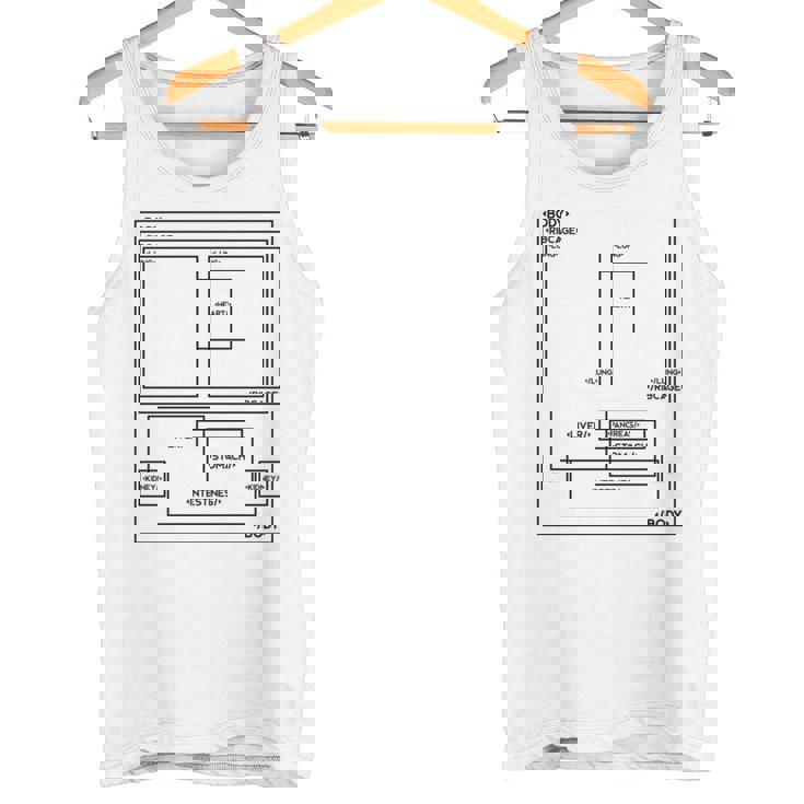 Html ボディ Css、Javscript おもしろボディパーツ プログラミング ウェブ 長袖tシャツ タンクトップ