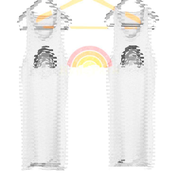 Hyde Park New York Ny ヴィンテージ 70年代 レトロレインボーデザイン タンクトップ