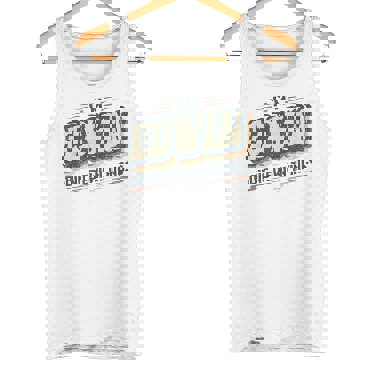 I'm Edwin Doing Edwin Things Edwin 名前 タンクトップ