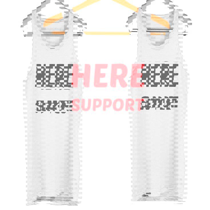 I'm Just Here For Moralupport 友情を高める 長袖tシャツ タンクトップ