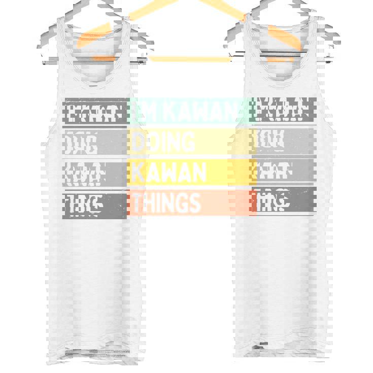 I'm Kawan Doing Kawan Things 面白い名言 長袖tシャツ タンクトップ