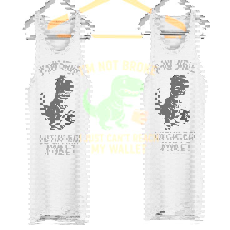 I'm Not Broke Top For Friend Withhort Arms Joke 長袖tシャツ タンクトップ