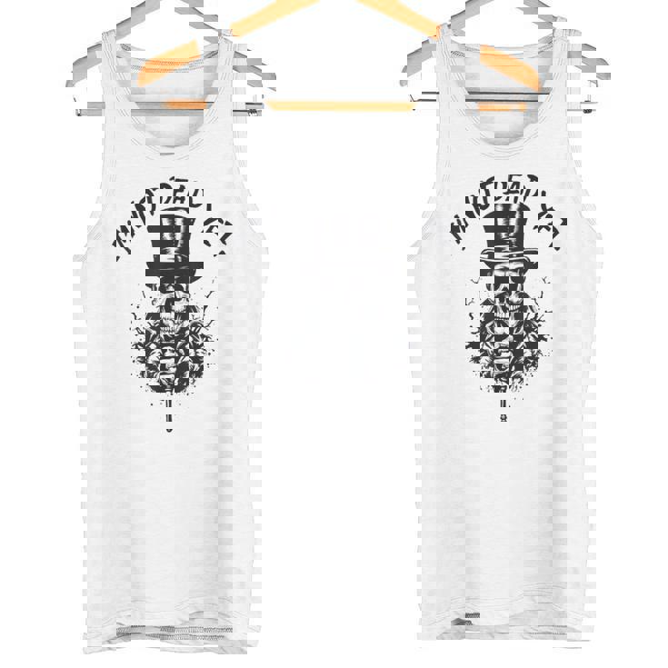 I'm Not Dead Yet Thekeleton Head タンクトップ