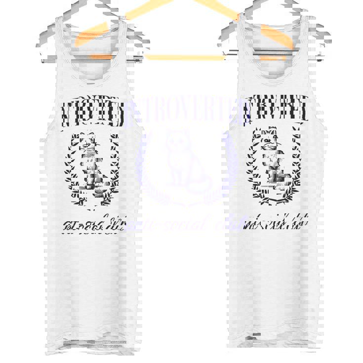 Introverted Antiocial Club 長袖tシャツ タンクトップ