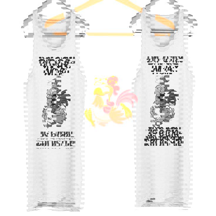 Je Ne Deviens Pas Fou Jeuis Fou Je Deviens Juste Normal Débardeur e