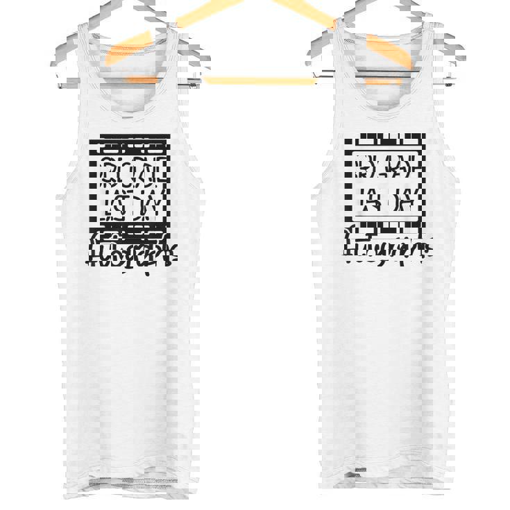 Last Day サイン入り 卒業 3年生 記念品 タンクトップ