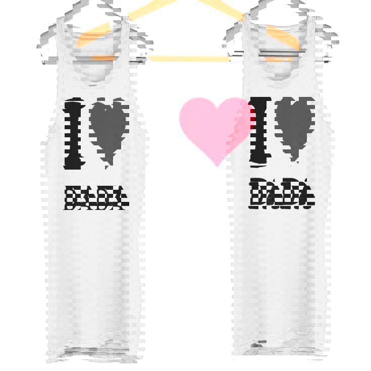 I Love Dada タンクトップ