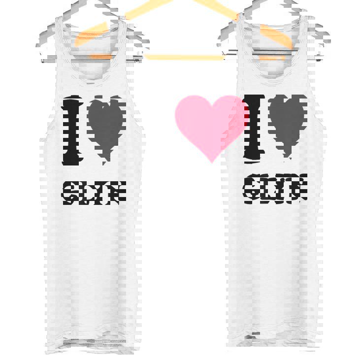 I Love Glyn タンクトップ